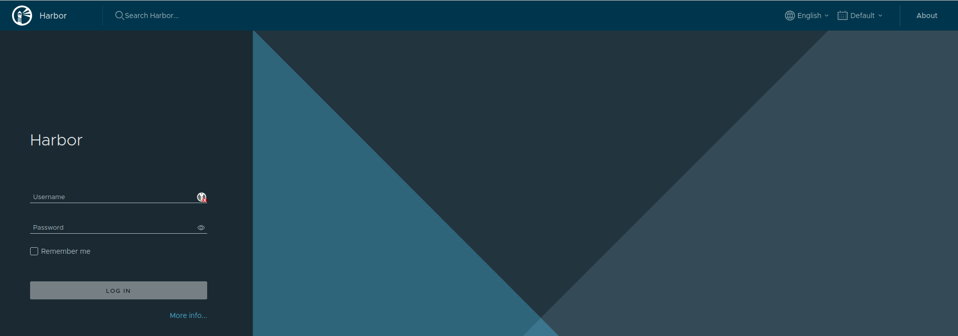 Login Harbor